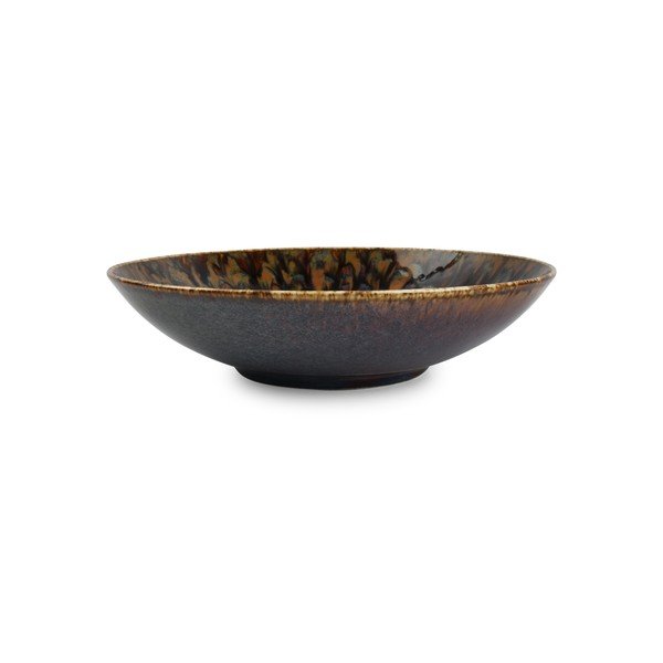 Rjav jušni porcelanast krožnik ø 21 cm Resto – BonBistro-image-4