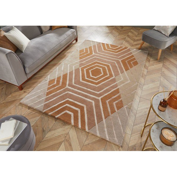 Bež volnena preproga Flair Rugs Harlow, 160 x 230 cm-image-4