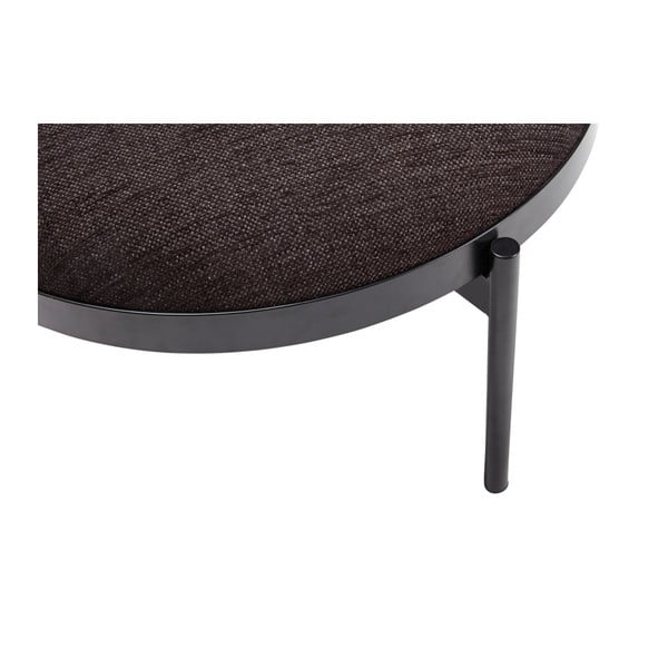 Črn stolček Hübsch Futuro , ø 65 cm-image-1