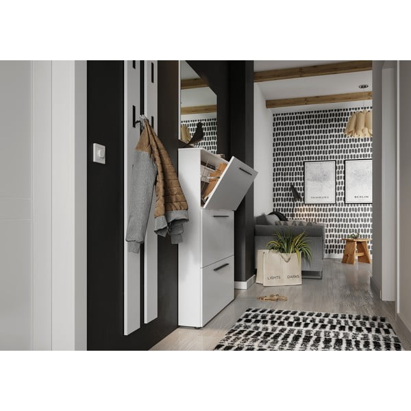 Bela omarica za čevlje Utah - Germania-image-4