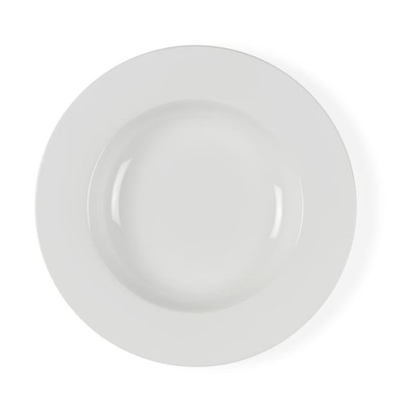 Bel porcelanast krožnik za juho Bitz Mensa, premer 23 cm
