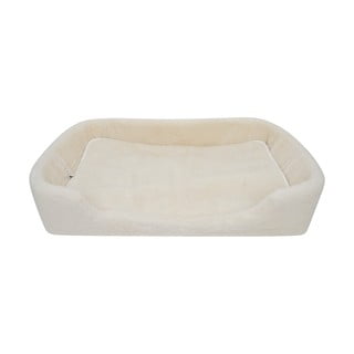 Bela postelja iz merino volne za hišne ljubljenčke Native Natural, širina 90 cm