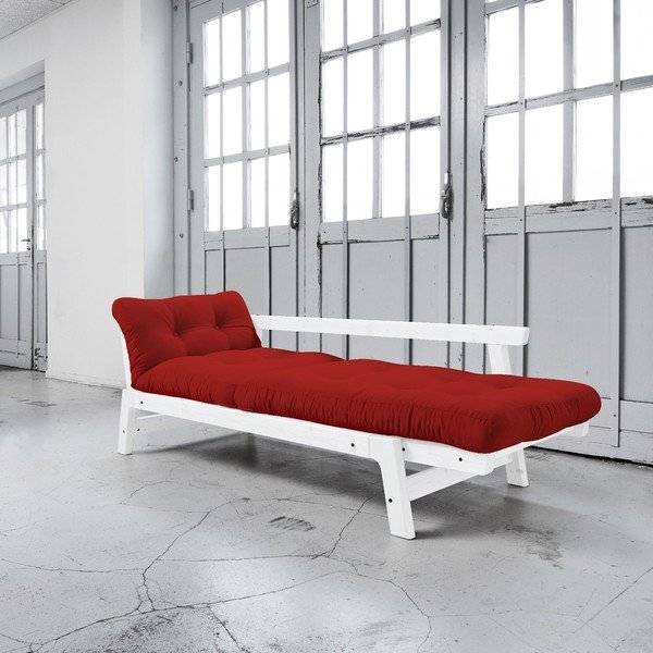 Raztegljiv kavč Karup Step White/Red-image-3