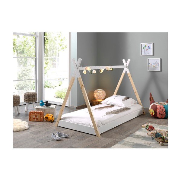 Bela otroška postelja Vipack Tipi, 90 x 200 cm-image-2