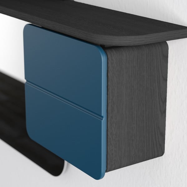 Modrozelen/črn set za hodnik v hrastovem dekorju One More Look – UMAGE-image-3