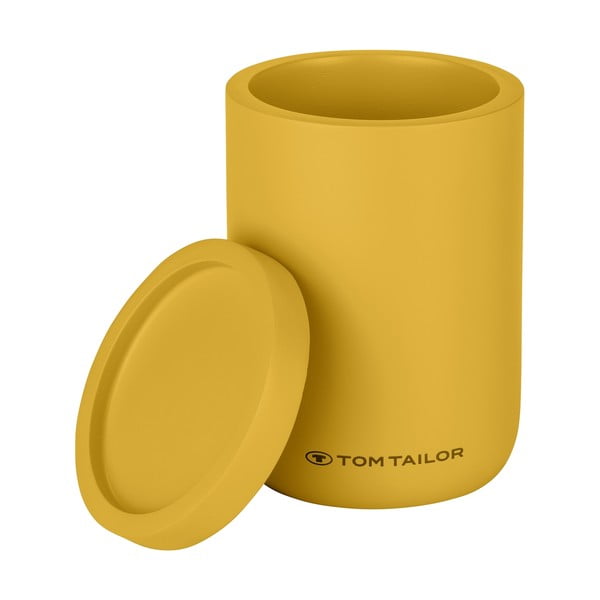 Gorčično rumen kopalniški organizator za vatke ali vatirane palčke iz poliresina Tom Tailor T-Color Bath – Wenko