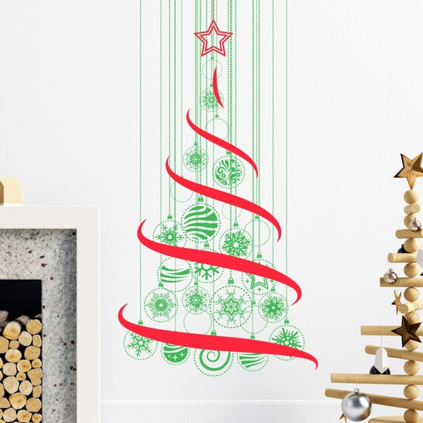 Božična nalepka Ambiance Christmas Air, 115 x 60 cm