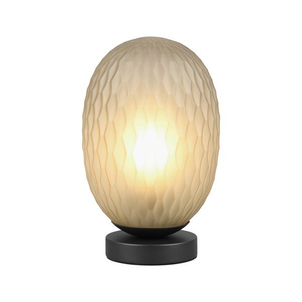 Zelena namizna svetilka s steklenim senčilom (višina 28,5 cm) Facette – Trio-image-4