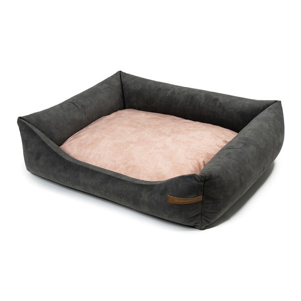 Rožnata/temno siva postelja za pse 55x65 cm SoftBED Eco S – Rexproduct