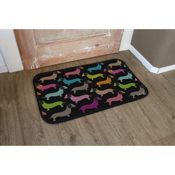 Predpražnik 45x75 cm Dachshunds in Colours – Butter Kings-image-1