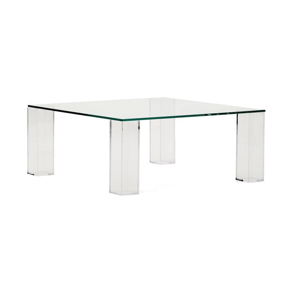 Steklena mizica 85x85 cm Adularia – Kave Home