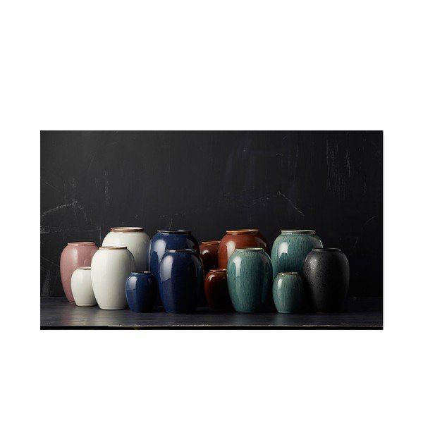 Zelena vaza iz kamenine (višina 20 cm) Gastro Green – Bitz-image-3