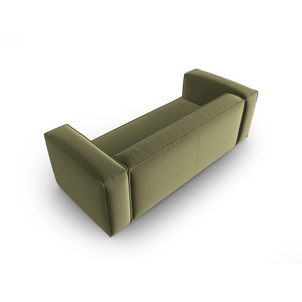 Zelena žametna sedežna garnitura 200 cm Mackay – Cosmopolitan Design-image-3