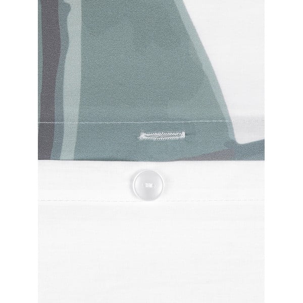 Bela posteljnina iz bombažnega perkala 200x135 cm Eukalyptus - Westwing Collection-image-3