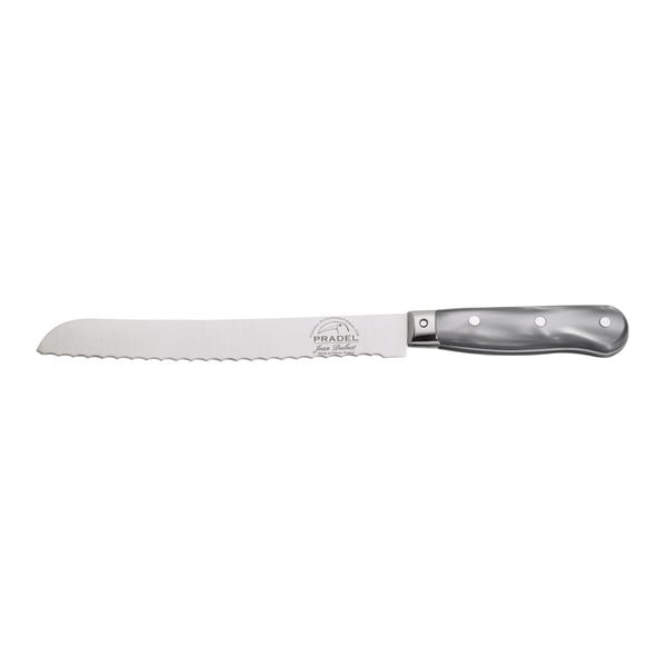 Sivi nož za pecivo z ročajem iz akrila Jean Dubost