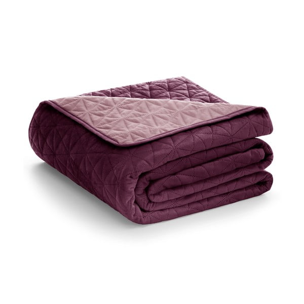 Rožnata pregrinjalo za posteljo AmeliaHome Laila Mauve, 260 x 240 cm