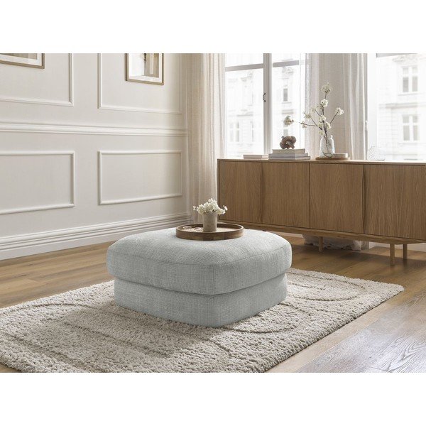 Svetlo siv tabure iz šenilje Leonore – Bobochic Paris-image-4