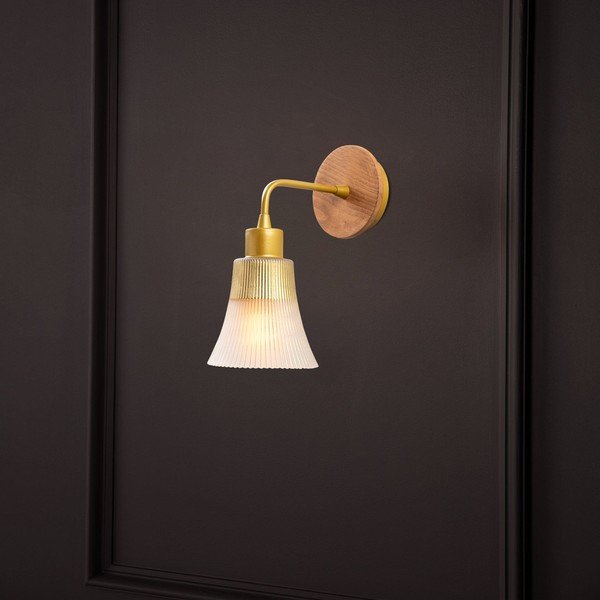 Stenska svetilka v zlati barvi Foca – Opviq lights-image-2