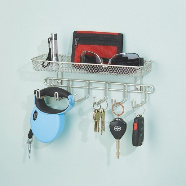 Stenski organizator InterDesign Classico Entryway, dolžina 28 cm-image-2