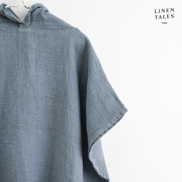 Moder lanen otroški kopalni plašč velikosti 1-2 leti – Linen Tales-image-1