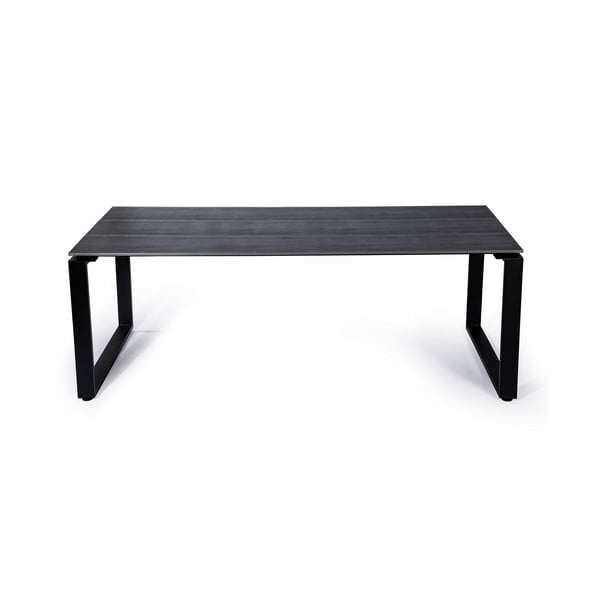 Siva vrtna miza za 8 oseb Bonami Selection Strong, 210 x 100 cm