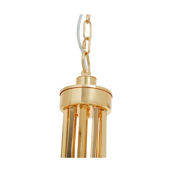 Kovinska viseča svetilka v zlati barvi Glamour – Premier Housewares-image-4
