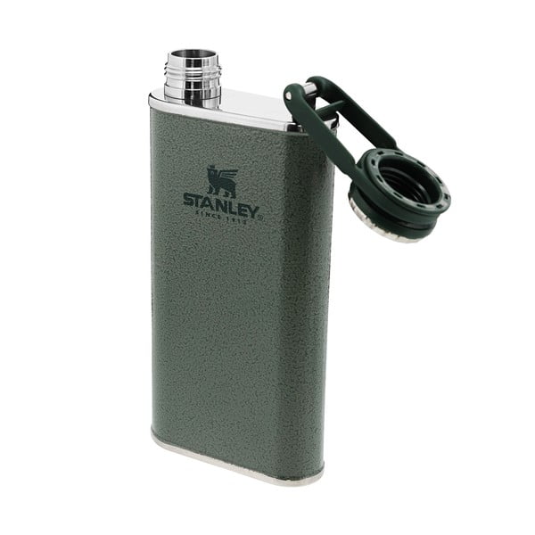 Zelena prisrčnica iz nerjavečega jekla 230 ml Easy-Fill Wide Mouth Flask Hammer Tone Green – Stanley-image-3