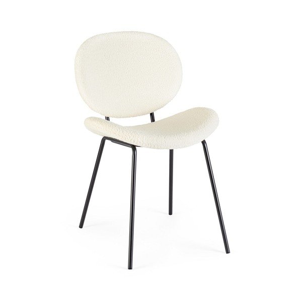 Bel oblazinjen jedilni stol Maddie – Yes Everyday