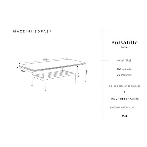 Mazzini Sofas Pulsatille mizica iz borovega lesa-image-2