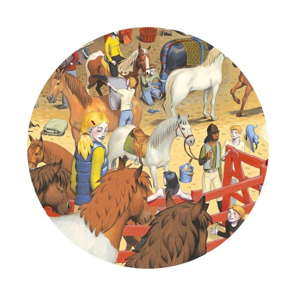 Otroška sestavljanka Djeco Observation Horses-image-4