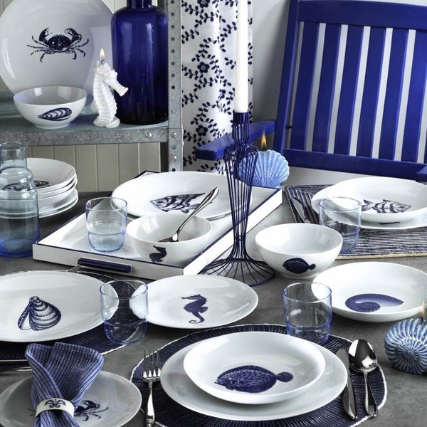 24-delni porcelanast jedilni servis Kutahya Faklia-image-1