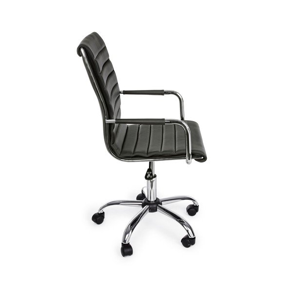 Temno siv pisarniški stol iz umetnega usnja Perth – Yes Everyday-image-3