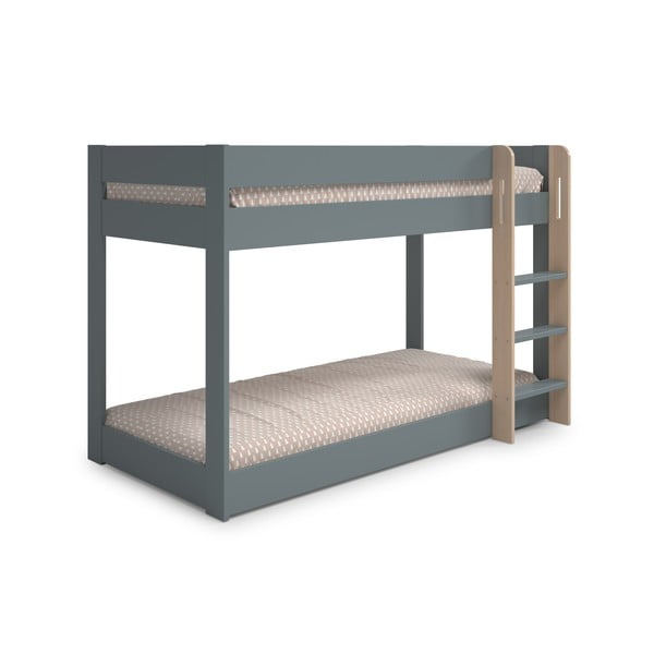 Prašno zelena pograd otroška postelja z letvenim dnom 90x190 cm Angel – Marckeric-image-3