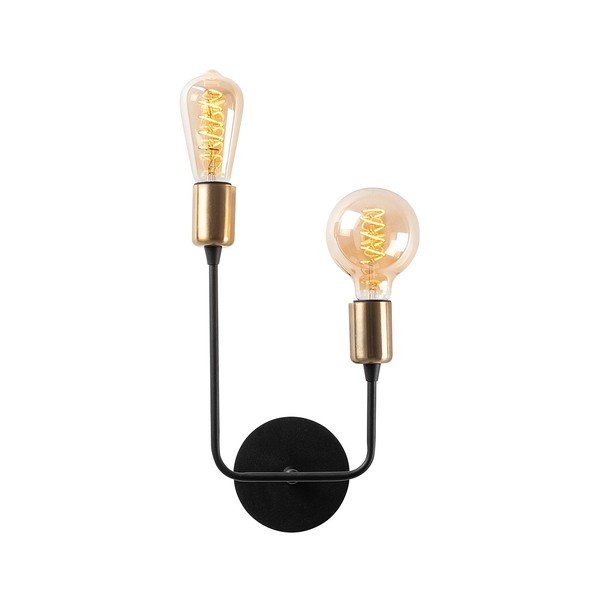 Črna stenska svetilka Dolma – Opviq lights-image-2