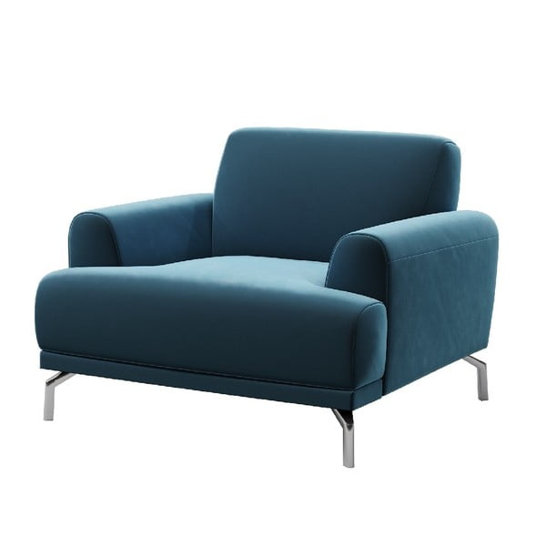 Moder žametni fotelj MESONICA Puzo-image-2