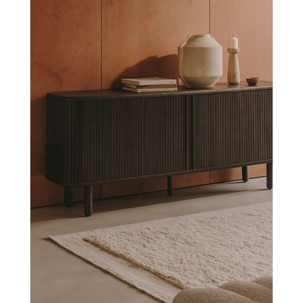 Bela volnena preproga 200x300 cm Marely – Kave Home-image-1