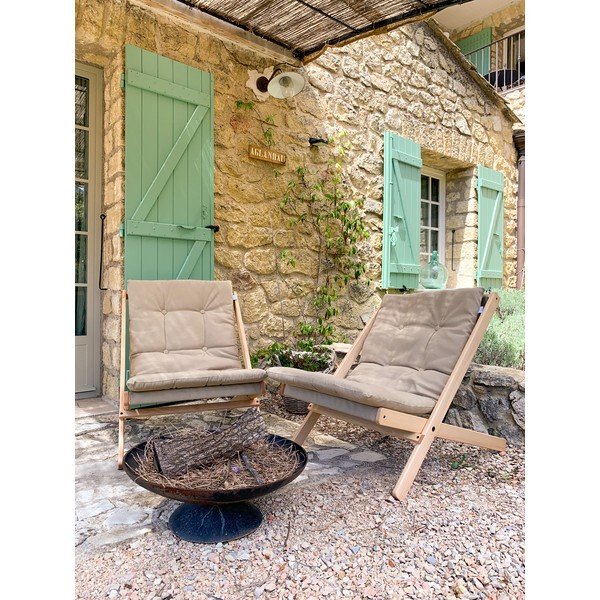 Svetlo rjav vrtni fotelj Boogie – Karup Design-image-4