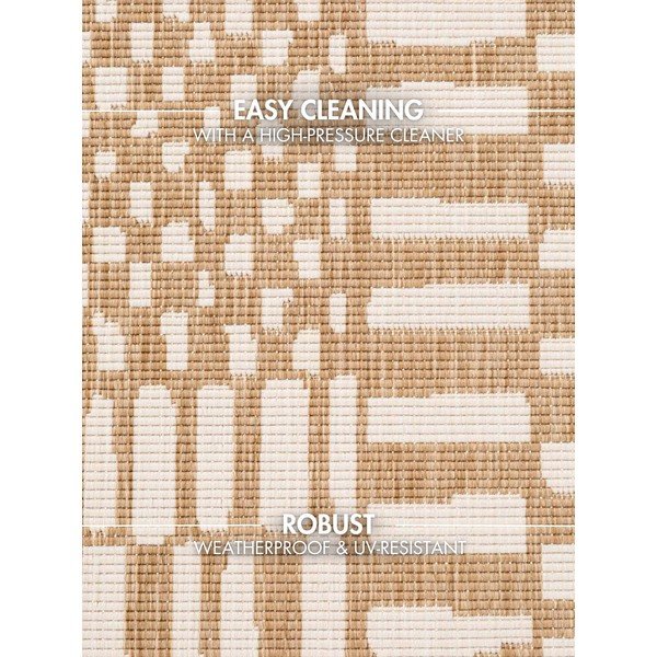 Kremno bela/v naravni barvi notranja in zunanja preproga 120x170 cm Haringey Barkham – Ted Baker-image-3