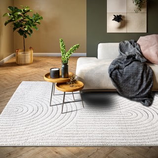 Bela preproga 200x280 cm Panglao New York White – Elle Decoration
