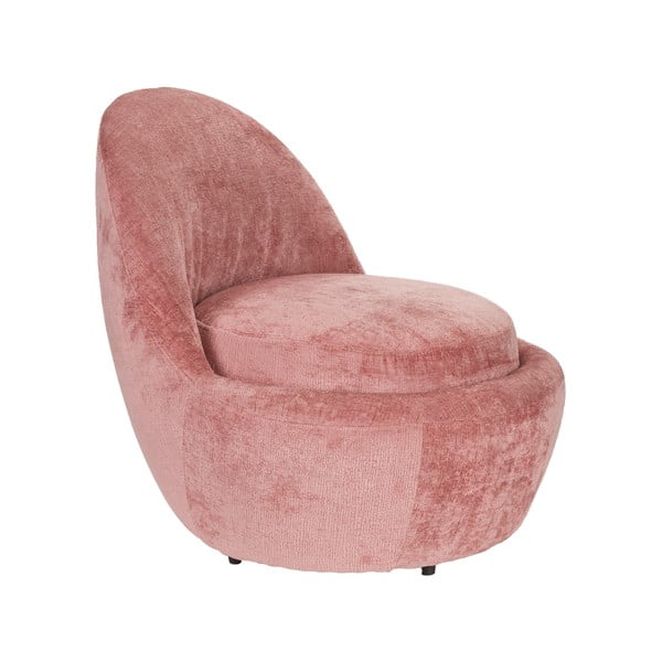 Rožnat fotelj Nash – White Label