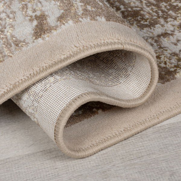 Bež tekač 80x300 cm Trace – Flair Rugs-image-2
