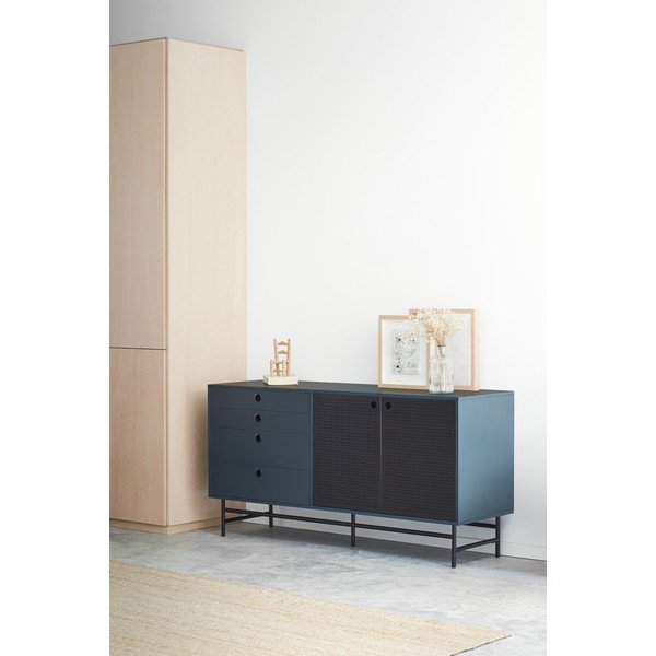 Črno-modra komoda Teulat Punto, širina 150 cm-image-3