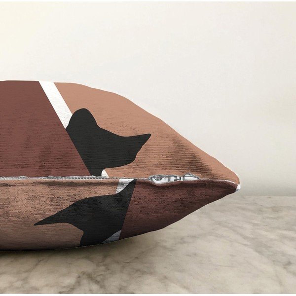 Prevleka za vzglavnik iz mešanice bombaža Minimalist Cushion Covers Kitten, 55 x 55 cm-image-1