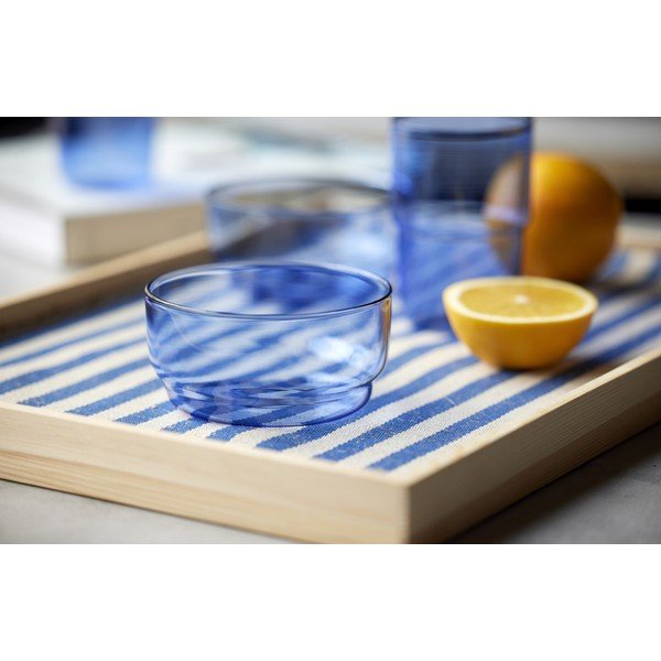 Modre steklene skledice v kompletu 2 ks 500 ml Torino – Lyngby Glas-image-1