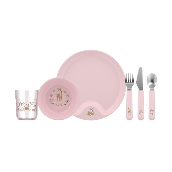 Plastičen otroški set posode 6 ks Fairy Garden – Mepal