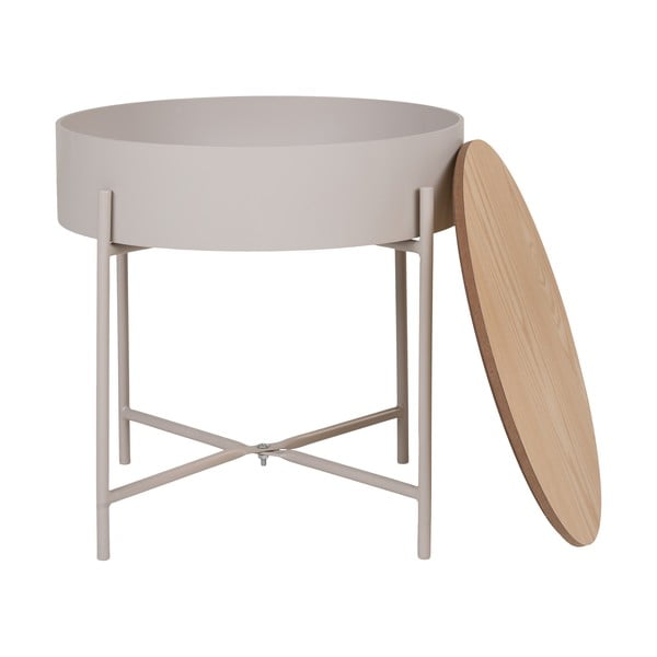 Kovinska okrogla stranska mizica ø 40 cm Sisco – House Nordic-image-2