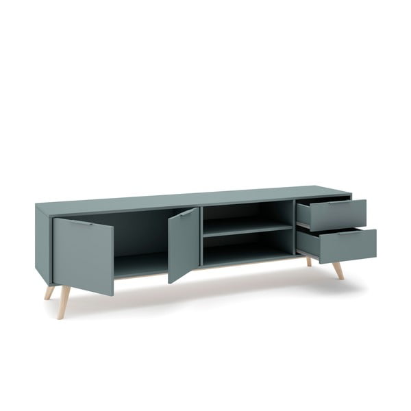 Prašno zelena TV omarica 180x53x40 cm Pisco – Marckeric-image-2