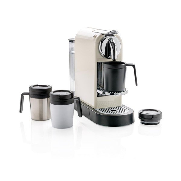 Črna termo skodelica z ročajem XD Design Coffee to Go, 160 ml-image-1