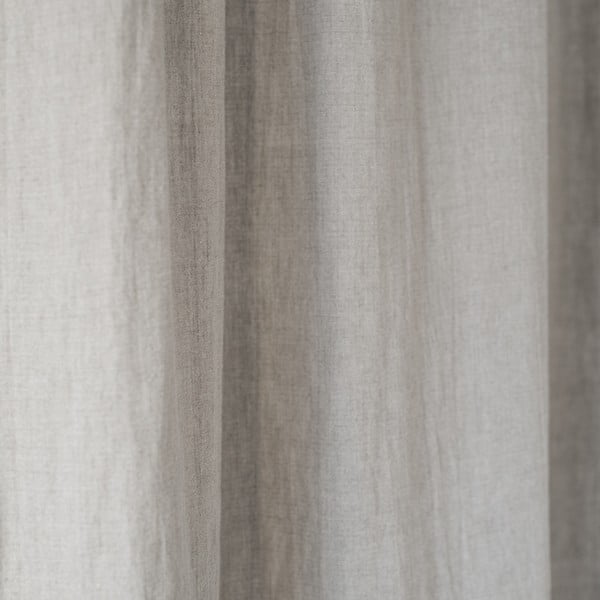 Bež lanena zavesa s tunelom Linen Tales Night Time, 250 x 140 cm-image-2