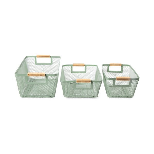 Žične kovinske košare v kompletu 3 ks – Compactor